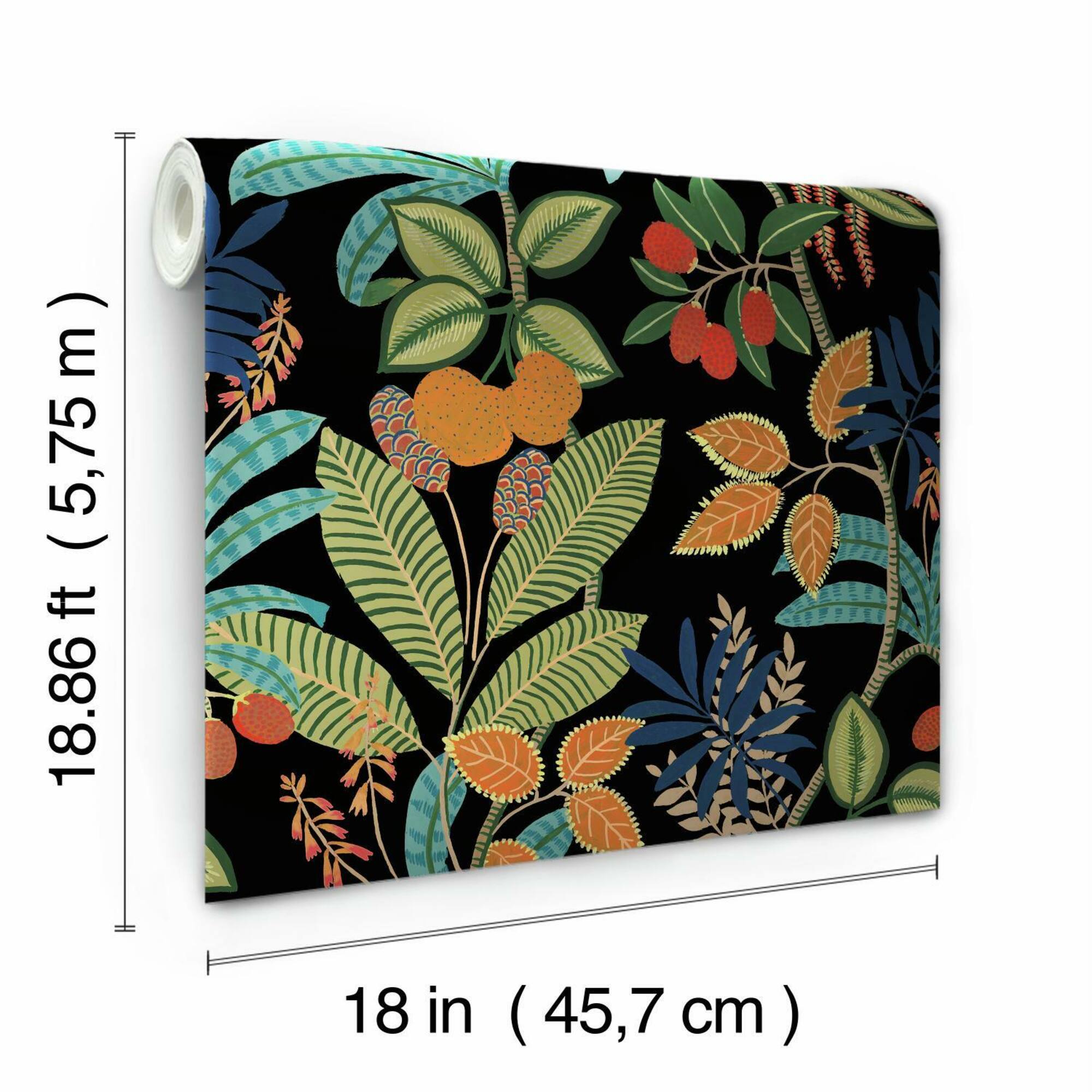 RoomMates Funky Jungle Peel & Stick Wallpaper